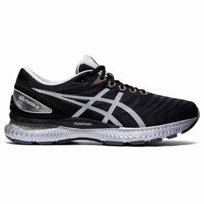 Asics Gel-Nimbus 22 WM - Miesten Juoksukengät - Mustat/Hopea